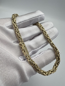 Bransoletka złota splot królewski dł. 20,5 cm