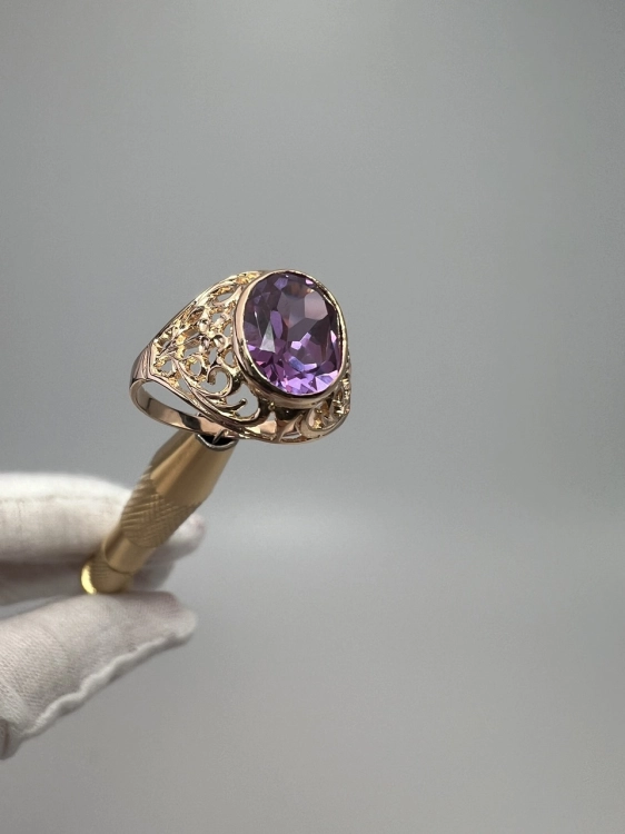 second-hand-gold-jubiler-zloto-585-bizuteria-odnowiona-z-drugiej-reki-wyjatkowa-najlepsza-cena-zloty-pierscionek-prl-dawna-bizuteria-z-fioletowym-kamieniem-rozmiar-16-4.jpg
